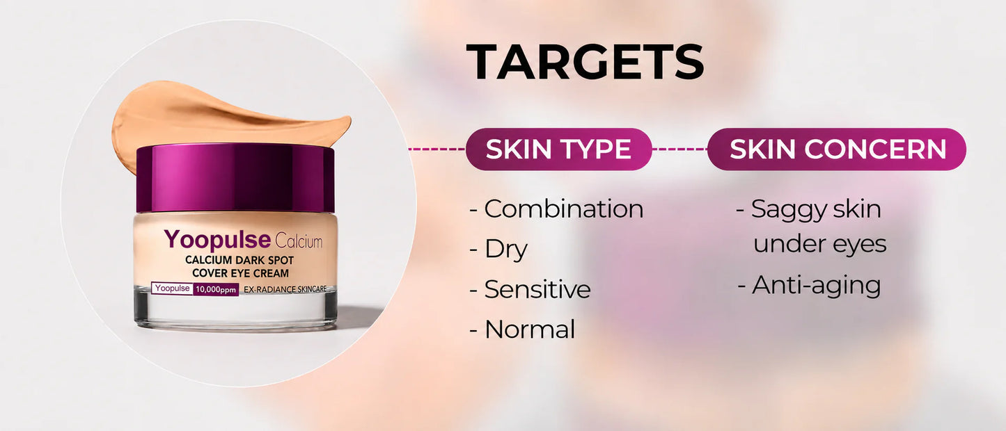 🔥LAST DAY 50% OFF!! Yoopulse Korean Calcium Dark Spot Eye Cream