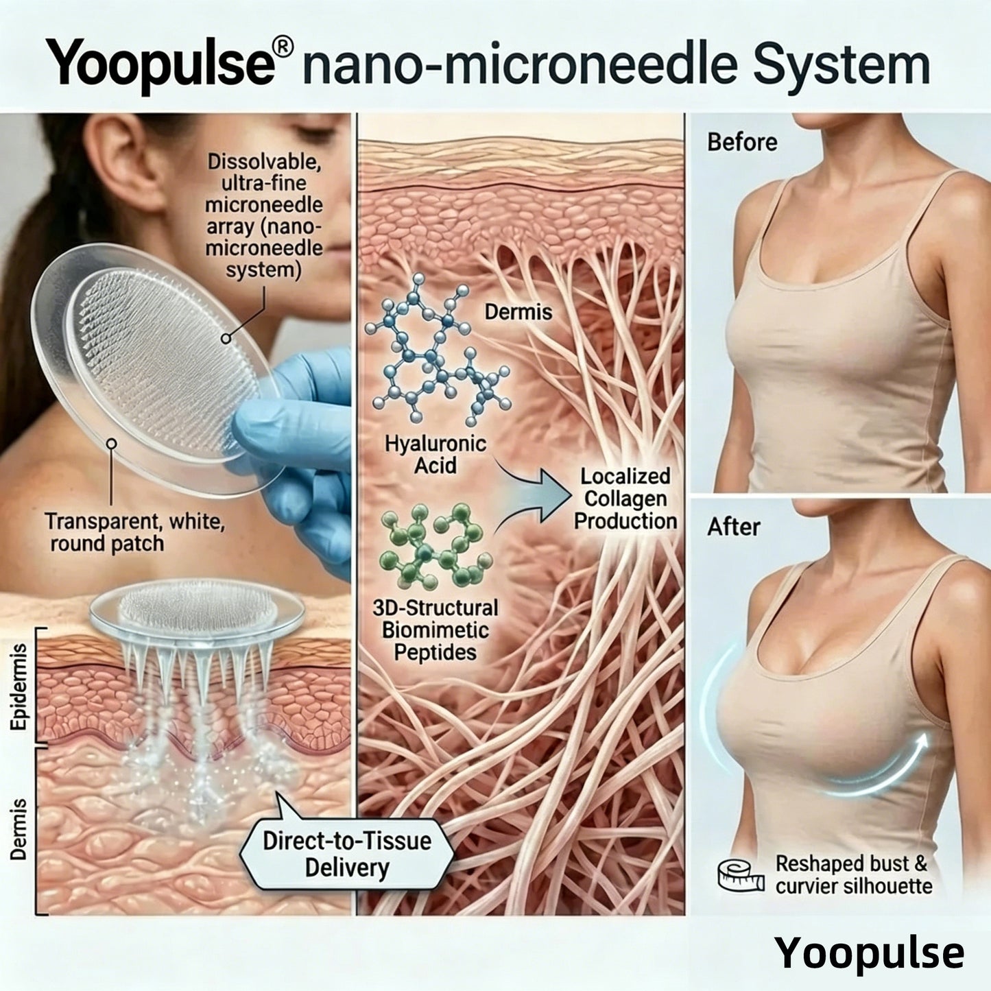 🔥Limited-time 60% sale--Yoopulse Targeted Breast Enhancement Advanced Nano-Microneedle Patches