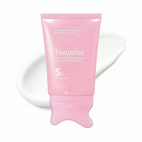 Yoopulse PDRN Collagen Gua Sha Neck Wrinkle Cream