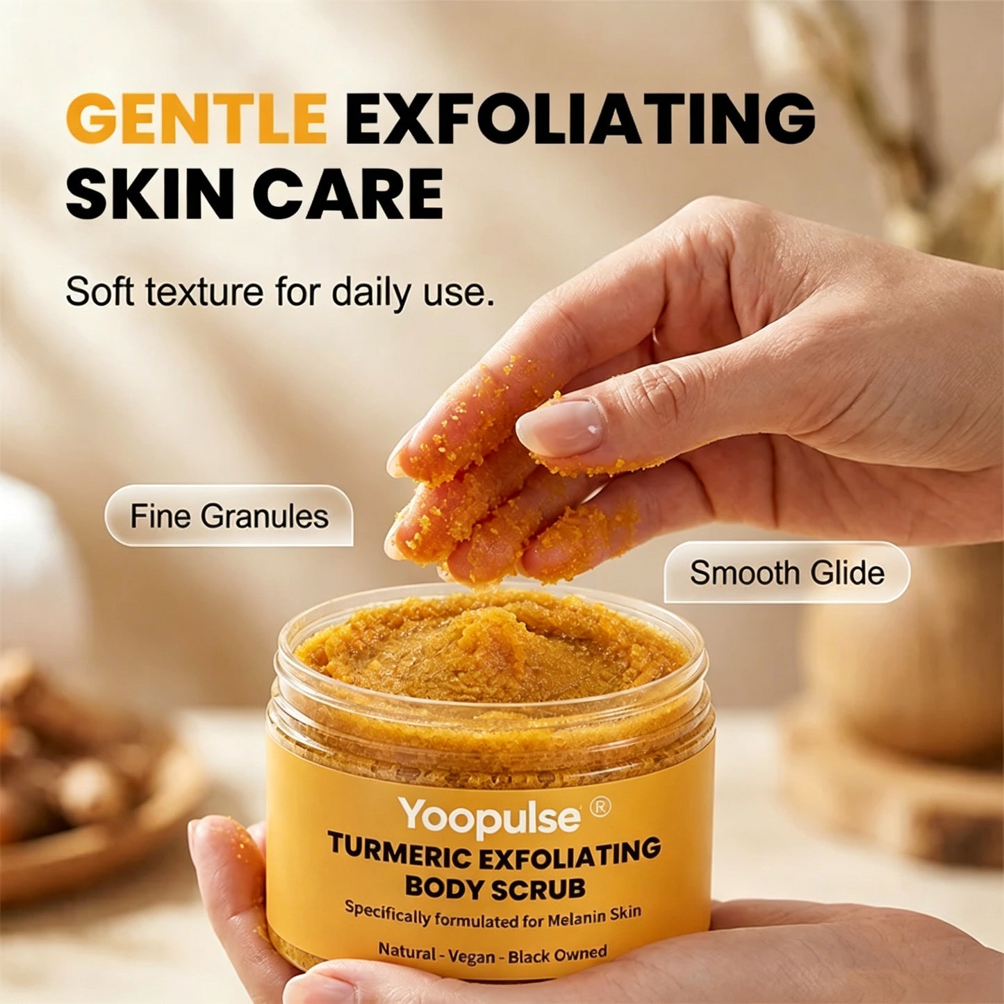 Yoopulse ® Turmeric Exfoliating Body Scrub