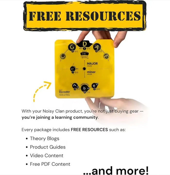 🔥Last Day 49% OFF - 🎵Circle of Fifths Music Theory Decoder Set
