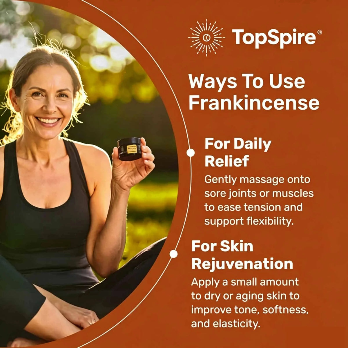 TopSpire® Natural Relief Balm – Pain Relief for Joints, Muscles & Nerves