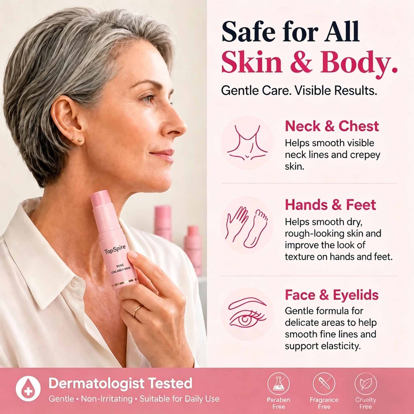 TopSpire®🌸 Botox-Inspired Pure Collagen Firming Wand — Needle-Free Fine Line Smoothing, Firming & Plumping Skincare Balm