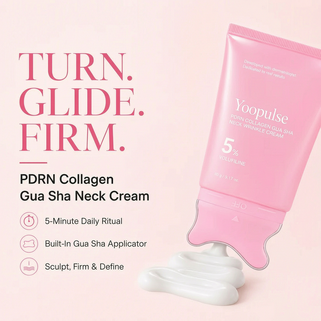 Yoopulse PDRN Collagen Gua Sha Neck Wrinkle Cream