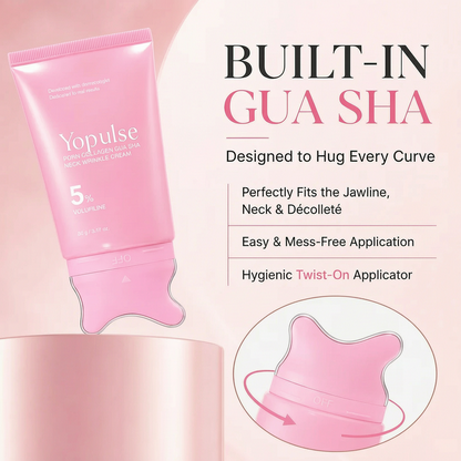 Yoopulse PDRN Collagen Gua Sha Neck Wrinkle Cream