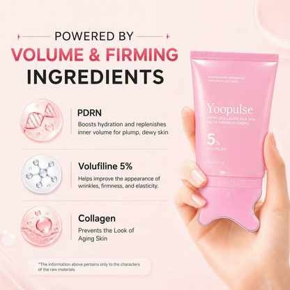 Yoopulse PDRN Collagen Gua Sha Neck Wrinkle Cream