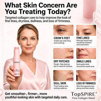 TopSpire®🌸 Botox-Inspired Pure Collagen Firming Wand — Needle-Free Fine Line Smoothing, Firming & Plumping Skincare Balm