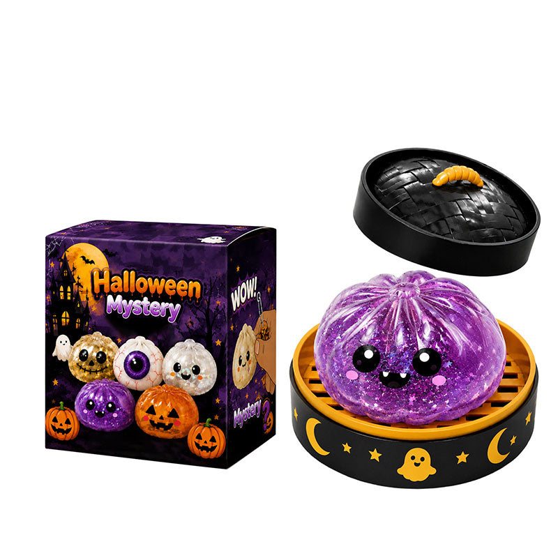 🎃 Halloween Dumpling Squeeze Squishy Toy Blind Boxes