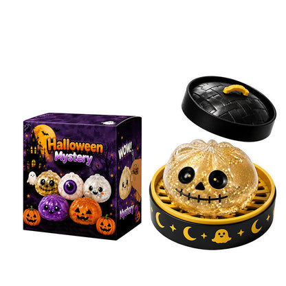 🎃 Halloween Dumpling Squeeze Squishy Toy Blind Boxes