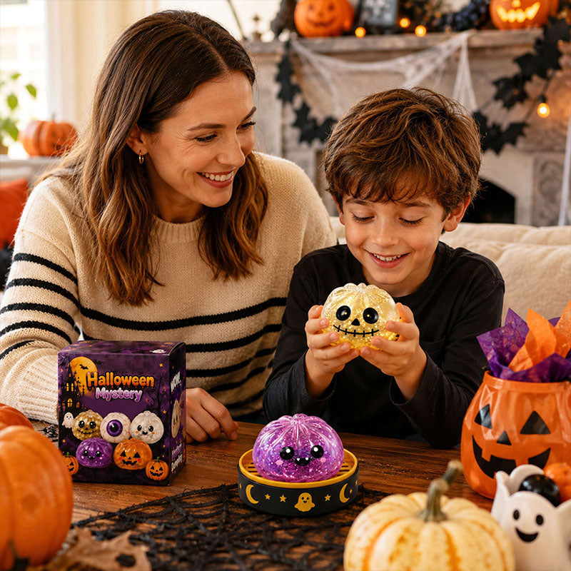 🎃 Halloween Dumpling Squeeze Squishy Toy Blind Boxes