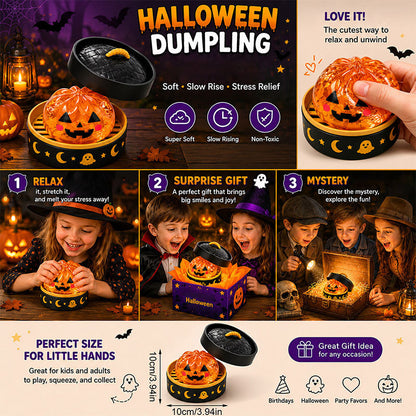 🎃 Halloween Dumpling Squeeze Squishy Toy Blind Boxes