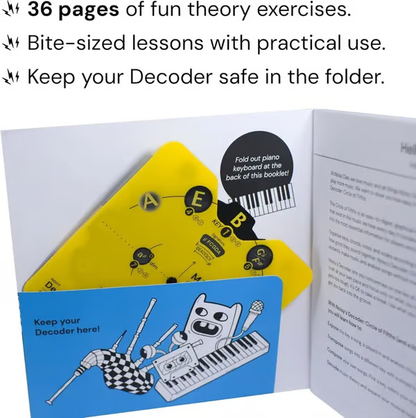 🔥Last Day 49% OFF - 🎵Circle of Fifths Music Theory Decoder Set