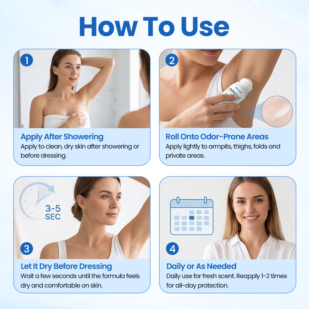 Yoopulse® OdorVeil Whole Body Odor Care Roll-On