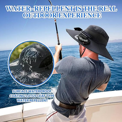 Ultra-Light Waterproof Dual-Motor Solar Fan — Lighter Than a Baseball (Only 9oz) 🔥Last Day 50% OFF