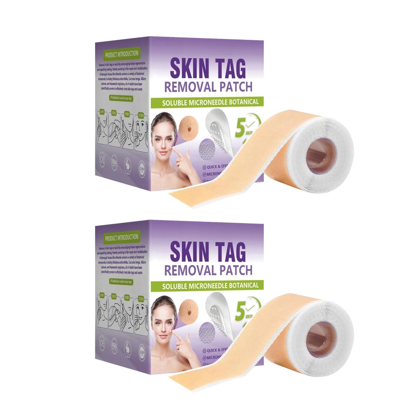 💗YOOPULSE® SOLUBLE MICRONEEDLE BOTANICAL SKIN TAG REMOVAL PATCH-ZDJ