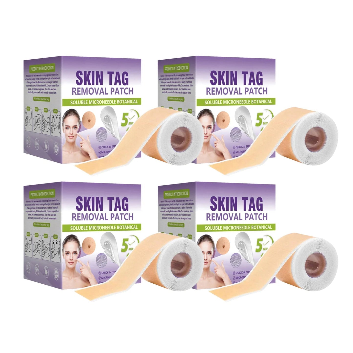 💗YOOPULSE® SOLUBLE MICRONEEDLE BOTANICAL SKIN TAG REMOVAL PATCH-ZDJ