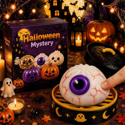 🎃 Halloween Dumpling Squeeze Squishy Toy Blind Boxes