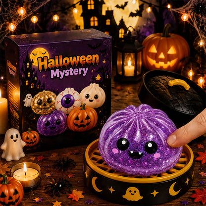 🎃 Halloween Dumpling Squeeze Squishy Toy Blind Boxes