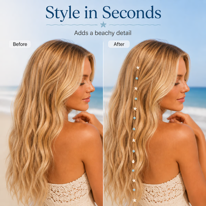 🌊⭐Beachy Mermaid Hair Accent