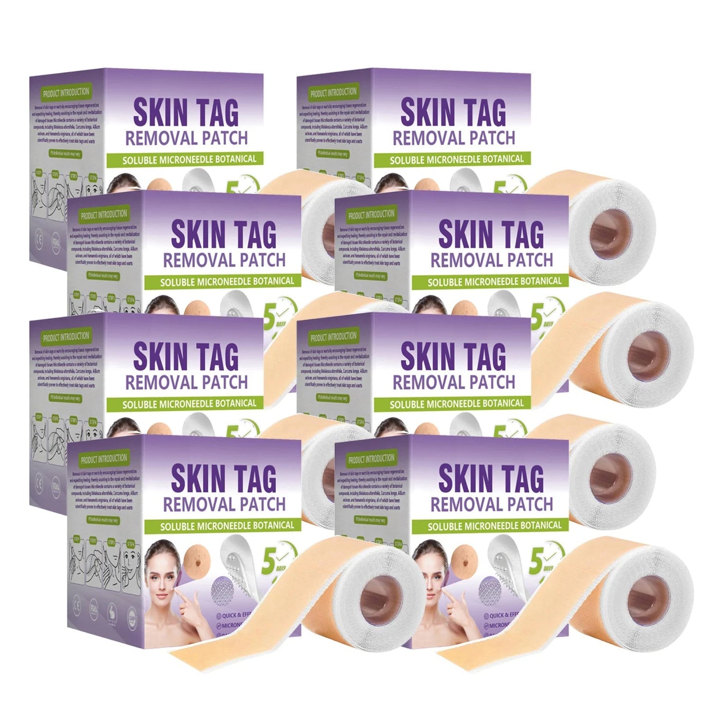 💗YOOPULSE® SOLUBLE MICRONEEDLE BOTANICAL SKIN TAG REMOVAL PATCH-ZDJ