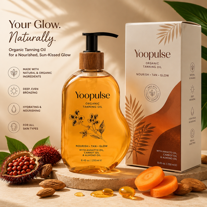 Yoopulse Organic Brazilian Tanning Oil 🌞