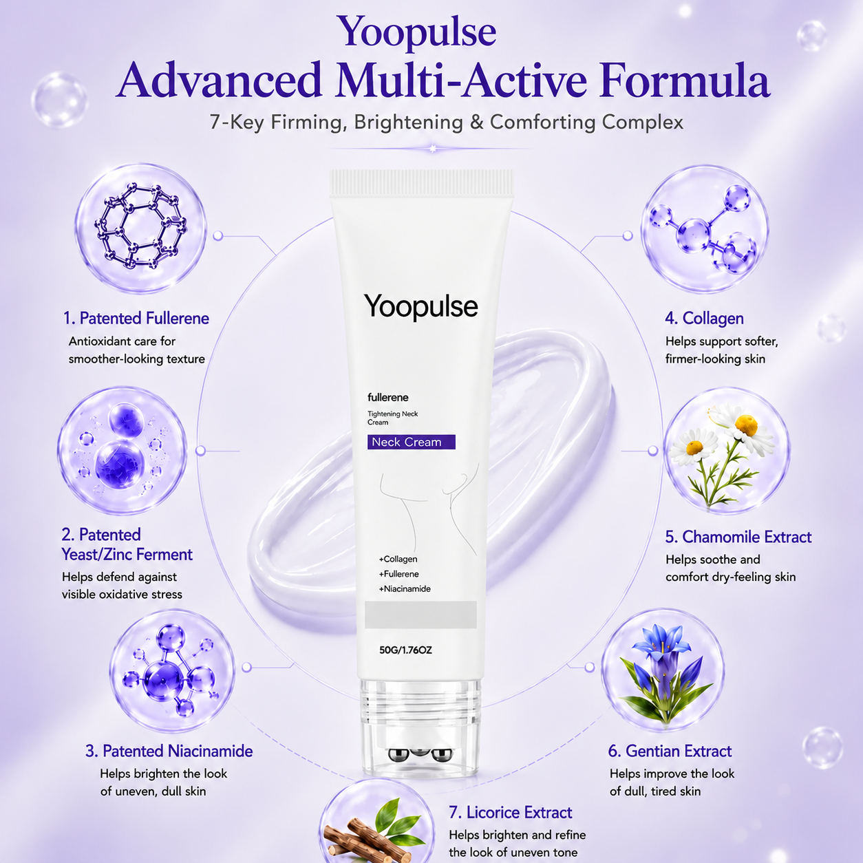 ✨ Yoopulse™ Instant Neck Lift Cream — 🧴 Infused with Retinol & Hyaluronic Acid | Firms the Neck, Reduces Wrinkles