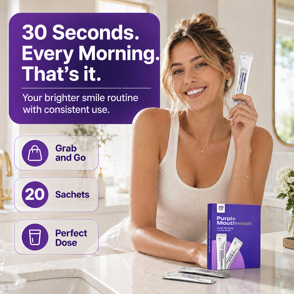 Yoopulse Purple Mouthwash - Sachets 20 Pack