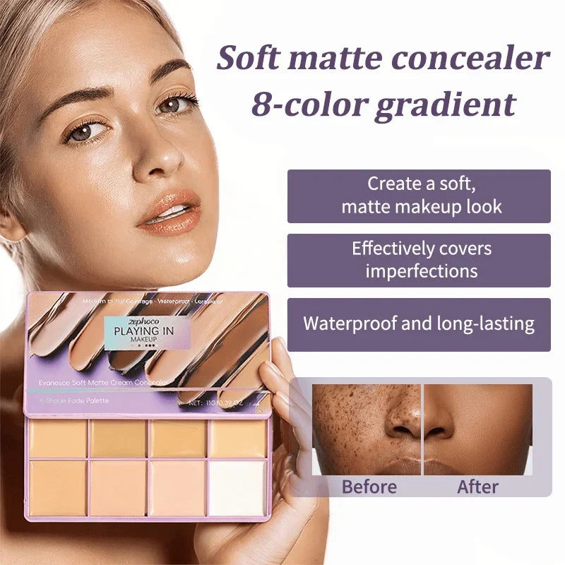 🔥 Soft Matte Cream Concealer – Smooth, Blendable & Natural Coverage for Flawless Skin ✨
