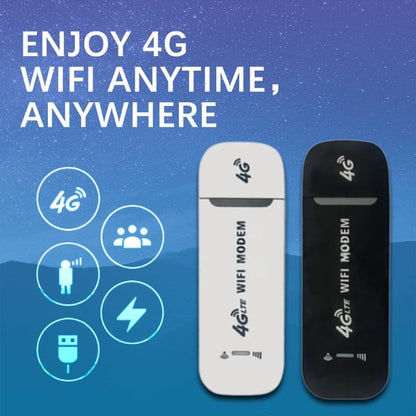 🎉 LAST DAY SALE – 60% OFF! 🔥 4G USB WiFi Router – 150Mbps, 10-User Hotspot, Global SIM Unlocked & Plug-and-Play ⚡