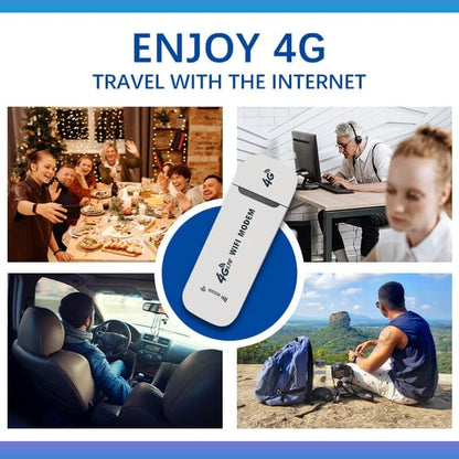 🎉 LAST DAY SALE – 60% OFF! 🔥 4G USB WiFi Router – 150Mbps, 10-User Hotspot, Global SIM Unlocked & Plug-and-Play ⚡