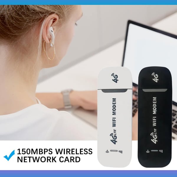 🎉 LAST DAY SALE – 60% OFF! 🔥 4G USB WiFi Router – 150Mbps, 10-User Hotspot, Global SIM Unlocked & Plug-and-Play ⚡